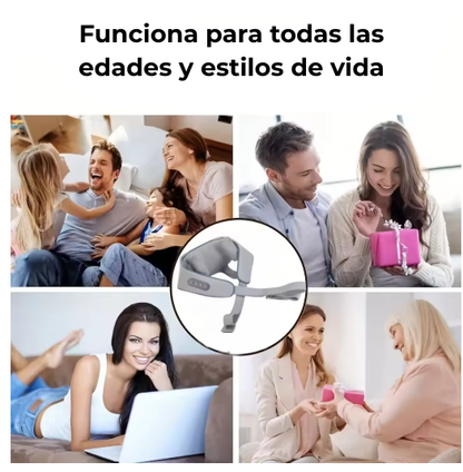 ⭐ Masajeador Eléctrico Portátil de Cuello y Espalda